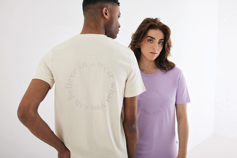 IQONIQ Bryce T-Shirt aus recycelter Baumwolle lavender bedrucken, Art.-Nr. T9100.011.XL IQONIQ Bryce T-Shirt aus recycelter Baumwolle lavender bedrucken, Art.-Nr. T9100.011.XL