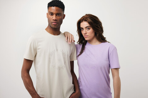 IQONIQ Bryce T-Shirt aus recycelter Baumwolle lavender bedrucken, Art.-Nr. T9100.011.XL IQONIQ Bryce T-Shirt aus recycelter Baumwolle lavender bedrucken, Art.-Nr. T9100.011.XL