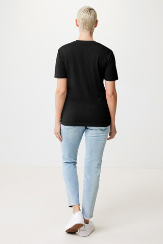 IQONIQ Bryce T-Shirt aus recycelter Baumwolle schwarz bedrucken, Art.-Nr. T9100.001.4XL