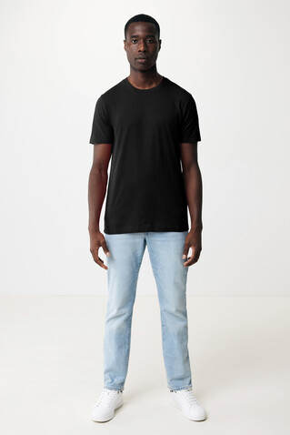 IQONIQ Bryce T-Shirt aus recycelter Baumwolle schwarz bedrucken, Art.-Nr. T9100.001.4XL