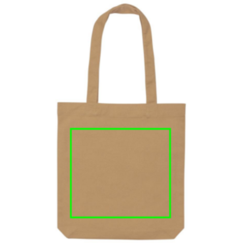 Impact Aware™ 285g/m² ungefärbte rCanvas-Tragetasche braun bedrucken, Art.-Nr. P762.939