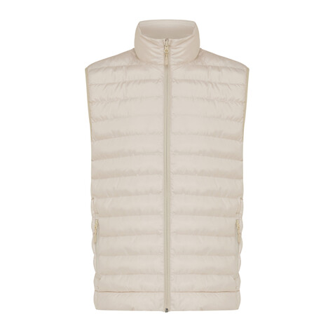 IQONIQ Meru Herren Bodywarmer aus recyceltem Polyester beige bedrucken, Art.-Nr. T1702.030.XXXL IQONIQ Meru Herren Bodywarmer aus recyceltem Polyester beige bedrucken, Art.-Nr. T1702.030.XXXL