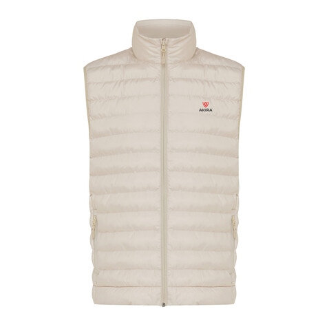 IQONIQ Meru Herren Bodywarmer aus recyceltem Polyester beige bedrucken, Art.-Nr. T1702.030.XXXL IQONIQ Meru Herren Bodywarmer aus recyceltem Polyester beige bedrucken, Art.-Nr. T1702.030.XXXL