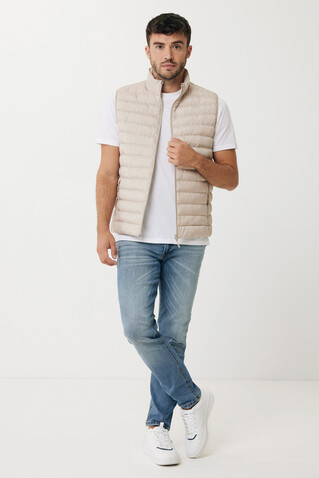 IQONIQ Meru Herren Bodywarmer aus recyceltem Polyester beige bedrucken, Art.-Nr. T1702.030.XXXL IQONIQ Meru Herren Bodywarmer aus recyceltem Polyester beige bedrucken, Art.-Nr. T1702.030.XXXL