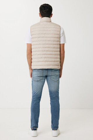 IQONIQ Meru Herren Bodywarmer aus recyceltem Polyester beige bedrucken, Art.-Nr. T1702.030.XXXL IQONIQ Meru Herren Bodywarmer aus recyceltem Polyester beige bedrucken, Art.-Nr. T1702.030.XXXL
