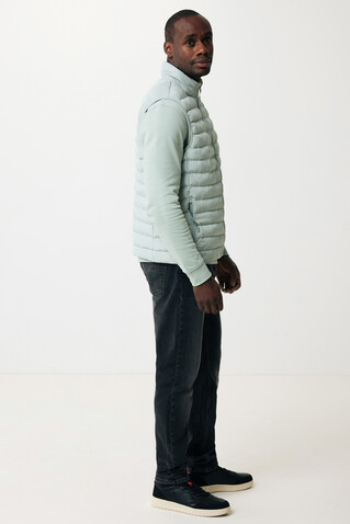 IQONIQ Meru Herren Bodywarmer aus recyceltem Polyester Iceberg green bedrucken, Art.-Nr. T1702.023.M IQONIQ Meru Herren Bodywarmer aus recyceltem Polyester Iceberg green bedrucken, Art.-Nr. T1702.023.M