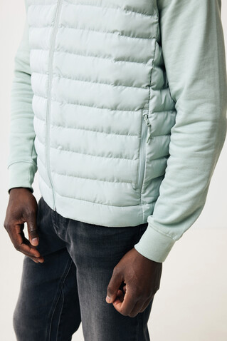 IQONIQ Meru Herren Bodywarmer aus recyceltem Polyester Iceberg green bedrucken, Art.-Nr. T1702.023.M IQONIQ Meru Herren Bodywarmer aus recyceltem Polyester Iceberg green bedrucken, Art.-Nr. T1702.023.M