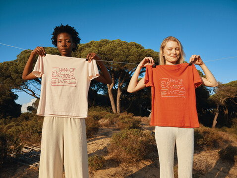 IQONIQ Yala Damen T-Shirt aus recycelter Baumwolle cloud pink bedrucken, Art.-Nr. T4100.039.XXL IQONIQ Yala Damen T-Shirt aus recycelter Baumwolle cloud pink bedrucken, Art.-Nr. T4100.039.XXL