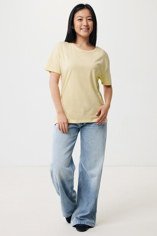 IQONIQ Yala Damen T-Shirt aus recycelter Baumwolle cream yellow bedrucken, Art.-Nr. T4100.036.S IQONIQ Yala Damen T-Shirt aus recycelter Baumwolle cream yellow bedrucken, Art.-Nr. T4100.036.S