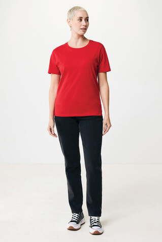 IQONIQ Yala Damen T-Shirt aus recycelter Baumwolle rot bedrucken, Art.-Nr. T4100.029.XXS