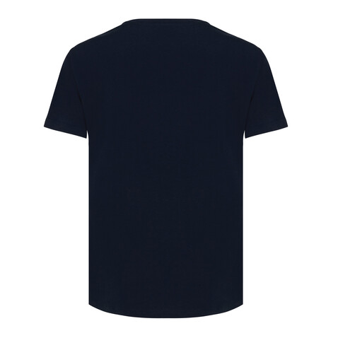 IQONIQ Yala Damen T-Shirt aus recycelter Baumwolle navy blau bedrucken, Art.-Nr. T4100.002.XXXL