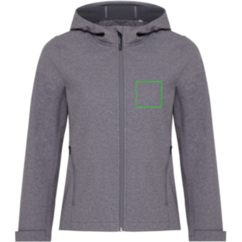 IQONIQ Makalu Damen Softshelljacke aus recyceltem Polyester vulcano heather grey bedrucken, Art.-Nr. T4700.028.XL IQONIQ Makalu Damen Softshelljacke aus recyceltem Polyester vulcano heather grey bedrucken, Art.-Nr. T4700.028.XL