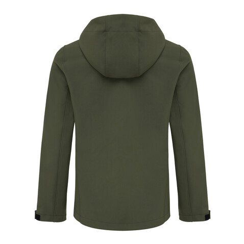 IQONIQ Makalu Damen Softshelljacke aus recyceltem Polyester khaki bedrucken, Art.-Nr. T4700.020.L