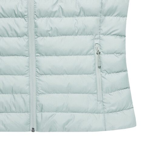 IQONIQ Meru Damen Bodywarmer aus recyceltem Polyester Iceberg green bedrucken, Art.-Nr. T4702.023.XXS IQONIQ Meru Damen Bodywarmer aus recyceltem Polyester Iceberg green bedrucken, Art.-Nr. T4702.023.XXS