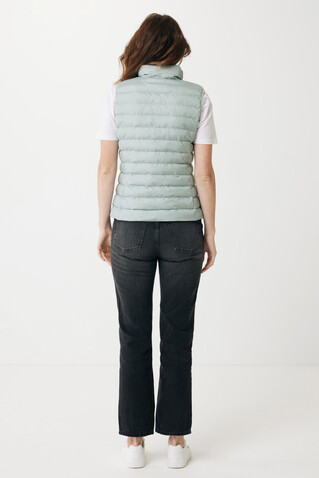 IQONIQ Meru Damen Bodywarmer aus recyceltem Polyester Iceberg green bedrucken, Art.-Nr. T4702.023.XXS IQONIQ Meru Damen Bodywarmer aus recyceltem Polyester Iceberg green bedrucken, Art.-Nr. T4702.023.XXS