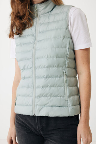 IQONIQ Meru Damen Bodywarmer aus recyceltem Polyester Iceberg green bedrucken, Art.-Nr. T4702.023.XXS IQONIQ Meru Damen Bodywarmer aus recyceltem Polyester Iceberg green bedrucken, Art.-Nr. T4702.023.XXS
