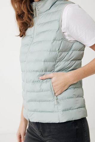 IQONIQ Meru Damen Bodywarmer aus recyceltem Polyester Iceberg green bedrucken, Art.-Nr. T4702.023.XXS IQONIQ Meru Damen Bodywarmer aus recyceltem Polyester Iceberg green bedrucken, Art.-Nr. T4702.023.XXS