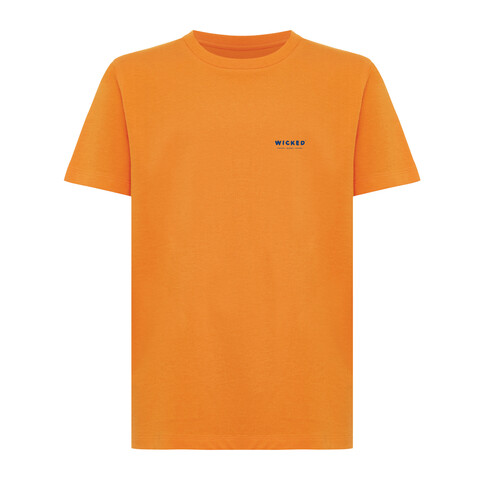 IQONIQ Koli Kids T-Shirt aus recycelter Baumwolle orange bedrucken, Art.-Nr. T6100.044.1314