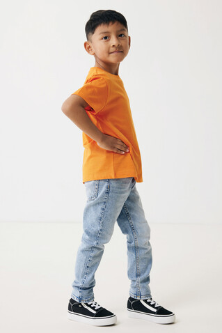 IQONIQ Koli Kids T-Shirt aus recycelter Baumwolle orange bedrucken, Art.-Nr. T6100.044.1314
