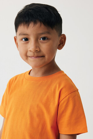 IQONIQ Koli Kids T-Shirt aus recycelter Baumwolle orange bedrucken, Art.-Nr. T6100.044.1314