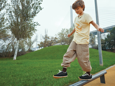 IQONIQ Koli Kids T-Shirt aus recycelter Baumwolle cream yellow bedrucken, Art.-Nr. T6100.036.56 IQONIQ Koli Kids T-Shirt aus recycelter Baumwolle cream yellow bedrucken, Art.-Nr. T6100.036.56