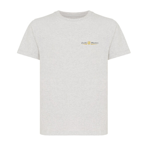 IQONIQ Koli Kids T-Shirt aus recycelter Baumwolle light heather grey bedrucken, Art.-Nr. T6100.032.910