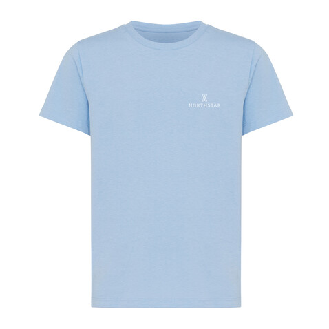 IQONIQ Koli Kids T-Shirt aus recycelter Baumwolle sky blue bedrucken, Art.-Nr. T6100.022.1112