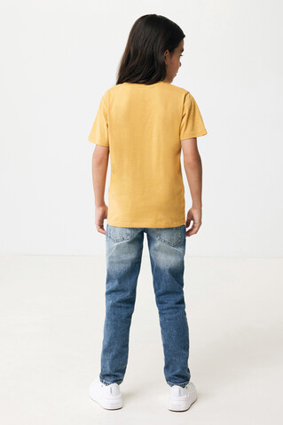 IQONIQ Koli Kids T-Shirt aus recycelter Baumwolle ochre yellow bedrucken, Art.-Nr. T6100.021.78 IQONIQ Koli Kids T-Shirt aus recycelter Baumwolle ochre yellow bedrucken, Art.-Nr. T6100.021.78