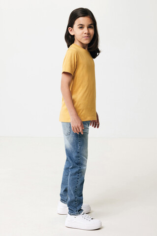 IQONIQ Koli Kids T-Shirt aus recycelter Baumwolle ochre yellow bedrucken, Art.-Nr. T6100.021.78 IQONIQ Koli Kids T-Shirt aus recycelter Baumwolle ochre yellow bedrucken, Art.-Nr. T6100.021.78