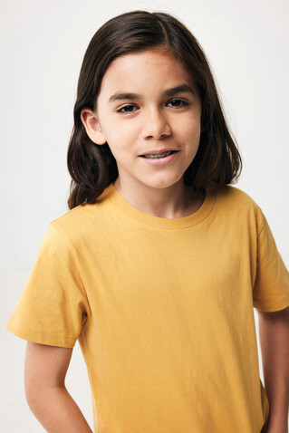 IQONIQ Koli Kids T-Shirt aus recycelter Baumwolle ochre yellow bedrucken, Art.-Nr. T6100.021.78 IQONIQ Koli Kids T-Shirt aus recycelter Baumwolle ochre yellow bedrucken, Art.-Nr. T6100.021.78