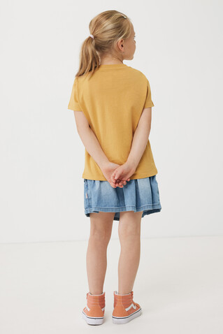 IQONIQ Koli Kids T-Shirt aus recycelter Baumwolle ochre yellow bedrucken, Art.-Nr. T6100.021.78 IQONIQ Koli Kids T-Shirt aus recycelter Baumwolle ochre yellow bedrucken, Art.-Nr. T6100.021.78
