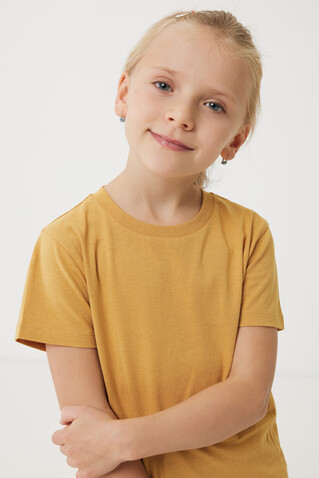 IQONIQ Koli Kids T-Shirt aus recycelter Baumwolle ochre yellow bedrucken, Art.-Nr. T6100.021.78 IQONIQ Koli Kids T-Shirt aus recycelter Baumwolle ochre yellow bedrucken, Art.-Nr. T6100.021.78
