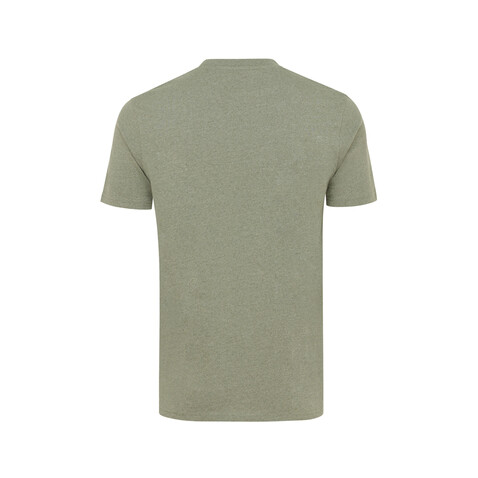 IQONIQ Manuel ungefärbtes T-Shirt aus recycelter Baumwolle heather green bedrucken, Art.-Nr. T9101.015.S