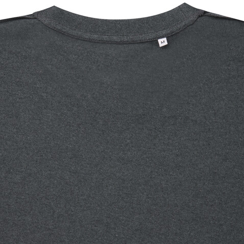 IQONIQ Manuel ungefärbtes T-Shirt aus recycelter Baumwolle heather anthracite bedrucken, Art.-Nr. T9101.014.L
