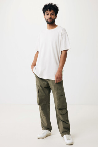 IQONIQ Kakadu relaxed T-Shirt aus recycelter Baumwolle ivory white bedrucken, Art.-Nr. T9103.040.M