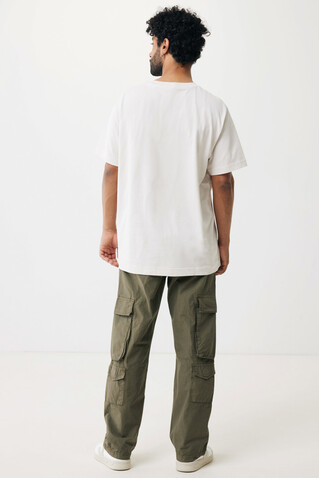 IQONIQ Kakadu relaxed T-Shirt aus recycelter Baumwolle ivory white bedrucken, Art.-Nr. T9103.040.M