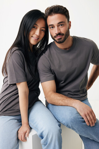 IQONIQ Kakadu relaxed T-Shirt aus recycelter Baumwolle anthrazit bedrucken, Art.-Nr. T9103.019.XXXL IQONIQ Kakadu relaxed T-Shirt aus recycelter Baumwolle anthrazit bedrucken, Art.-Nr. T9103.019.XXXL