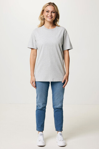 IQONIQ Kakadu relaxed T-Shirt aus recycelter Baumwolle heather grey bedrucken, Art.-Nr. T9103.013.XXL IQONIQ Kakadu relaxed T-Shirt aus recycelter Baumwolle heather grey bedrucken, Art.-Nr. T9103.013.XXL