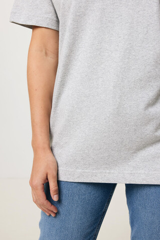 IQONIQ Kakadu relaxed T-Shirt aus recycelter Baumwolle heather grey bedrucken, Art.-Nr. T9103.013.XXL IQONIQ Kakadu relaxed T-Shirt aus recycelter Baumwolle heather grey bedrucken, Art.-Nr. T9103.013.XXL
