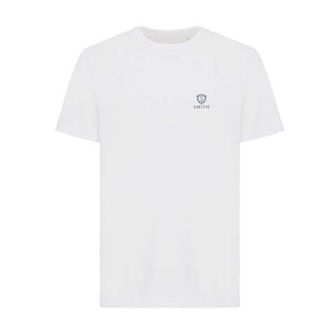 IQONIQ Kakadu relaxed T-Shirt aus recycelter Baumwolle recycled white bedrucken, Art.-Nr. T9103.004.M