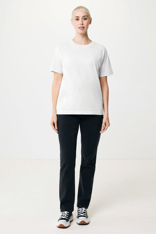 IQONIQ Kakadu relaxed T-Shirt aus recycelter Baumwolle recycled white bedrucken, Art.-Nr. T9103.004.M