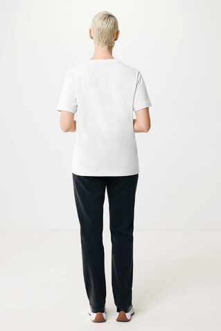 IQONIQ Kakadu relaxed T-Shirt aus recycelter Baumwolle recycled white bedrucken, Art.-Nr. T9103.004.M