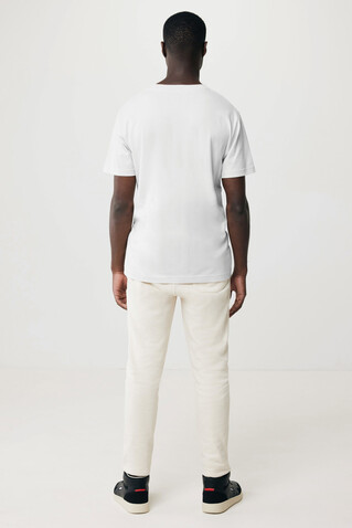 IQONIQ Kakadu relaxed T-Shirt aus recycelter Baumwolle recycled white bedrucken, Art.-Nr. T9103.004.M