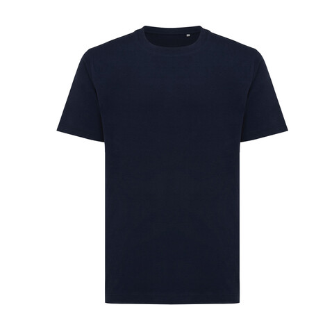 IQONIQ Kakadu relaxed T-Shirt aus recycelter Baumwolle navy blau bedrucken, Art.-Nr. T9103.002.XXXL