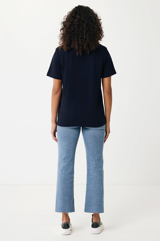 IQONIQ Kakadu relaxed T-Shirt aus recycelter Baumwolle navy blau bedrucken, Art.-Nr. T9103.002.XXXL