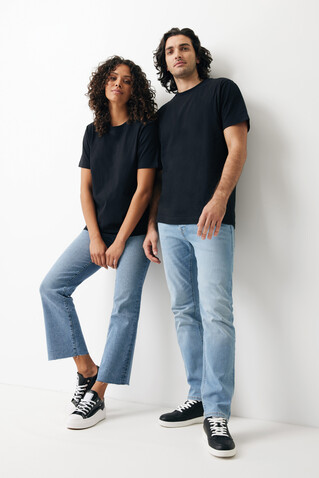 IQONIQ Kakadu relaxed T-Shirt aus recycelter Baumwolle schwarz bedrucken, Art.-Nr. T9103.001.XXXL