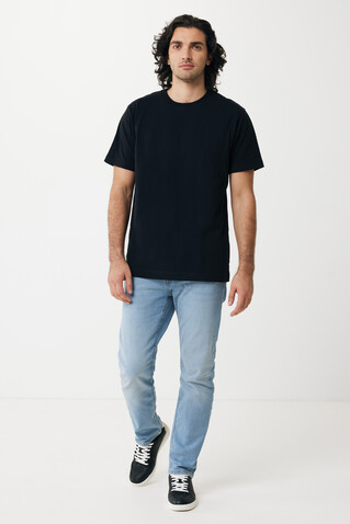 IQONIQ Kakadu relaxed T-Shirt aus recycelter Baumwolle schwarz bedrucken, Art.-Nr. T9103.001.XXXL