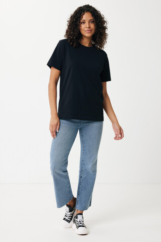 IQONIQ Kakadu relaxed T-Shirt aus recycelter Baumwolle schwarz bedrucken, Art.-Nr. T9103.001.XXXL