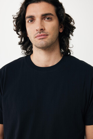 IQONIQ Kakadu relaxed T-Shirt aus recycelter Baumwolle schwarz bedrucken, Art.-Nr. T9103.001.XXXL