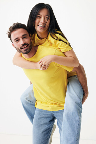 IQONIQ Sierra Lightweight T-Shirt aus recycelter Baumwolle gelb bedrucken, Art.-Nr. T9104.045.XL IQONIQ Sierra Lightweight T-Shirt aus recycelter Baumwolle gelb bedrucken, Art.-Nr. T9104.045.XL
